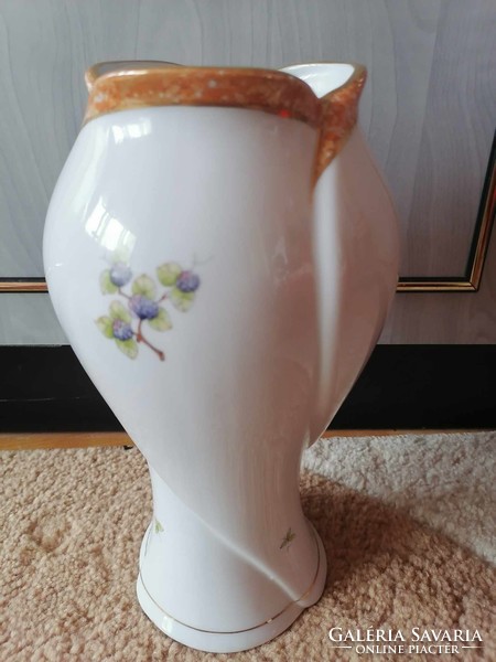 Kézzel festett keleti mintás porcelán váza