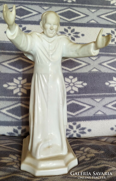 Very rare - ii. Porcelain statue of Pope John Paul, 30 cm !!!!!!!!