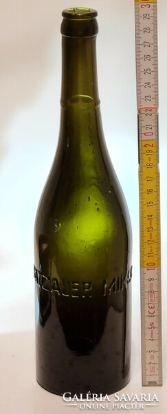 "Patzauer Miksa" zöld sörösüveg (2730)
