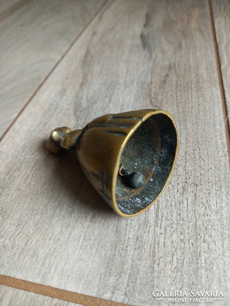 Interesting antique copper bell (8x5 cm)