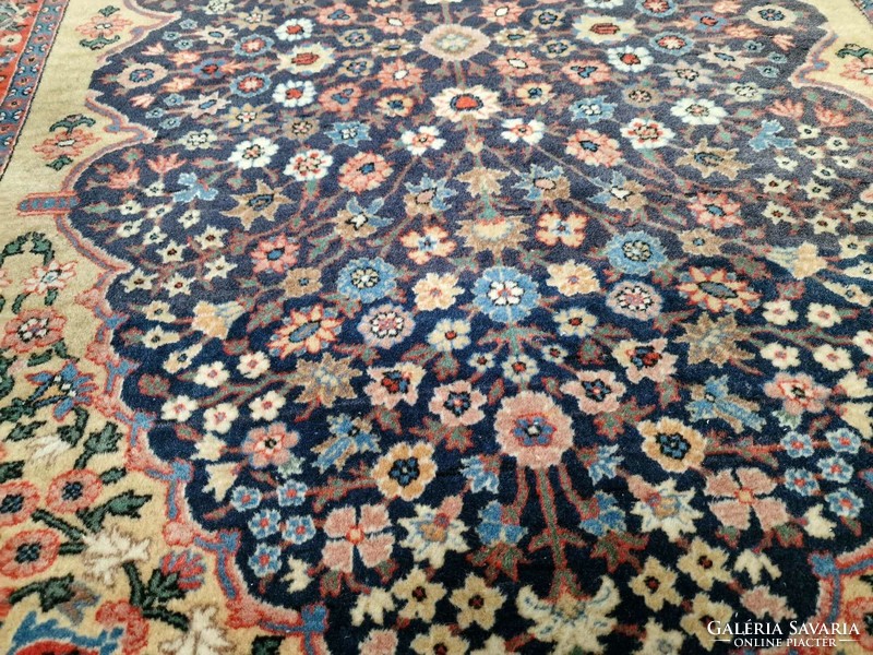 Original Herke hand-knotted 111x153 cm wool Persian carpet bfz454