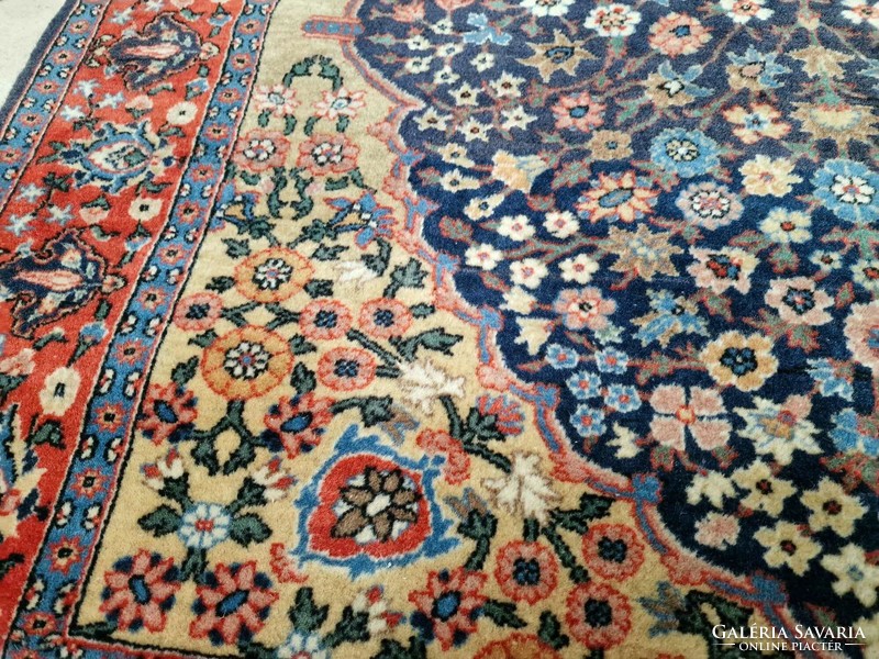 Original Herke hand-knotted 111x153 cm wool Persian carpet bfz454