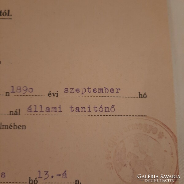 Székesfehérvári igazoló bizottság által 1945. aug. 13-án kiállított határozat  (hibás)