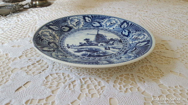 Old Dutch Boch Delft decorative plate, wall decoration