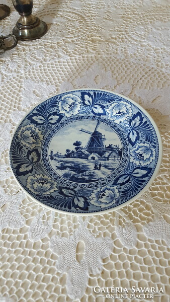 Old Dutch Boch Delft decorative plate, wall decoration