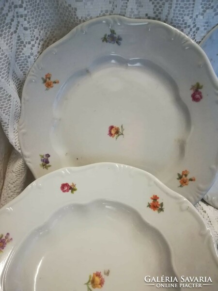 Zsolnay porcelain plate + soup bowl