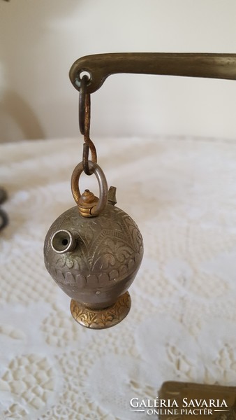 Brass apothecary scales for decoration