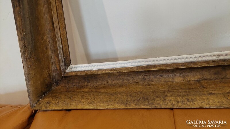 Old wooden picture frame, internal size 65x80 cm