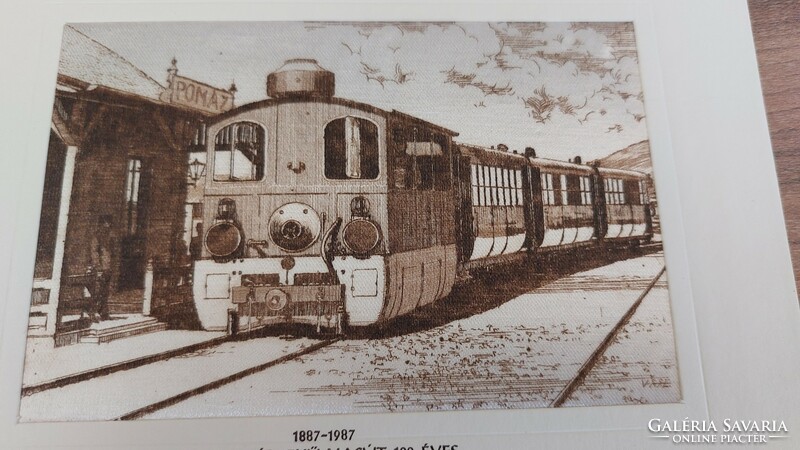 BKV oklevél 1987. A  HÉV vasúti közlekedésben végzett kiemelkedő munkáért