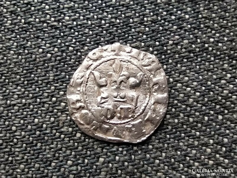 Mary I (1382-1385) silver 1 denar éh443 1384 (id24160)