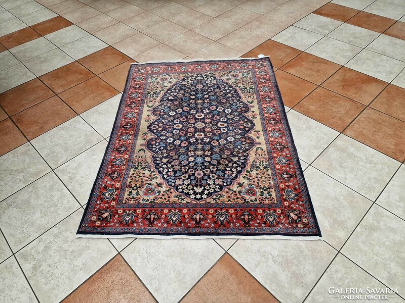 Original Herke hand-knotted 111x153 cm wool Persian carpet bfz454