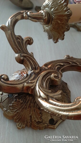 Baroque antique wall arm