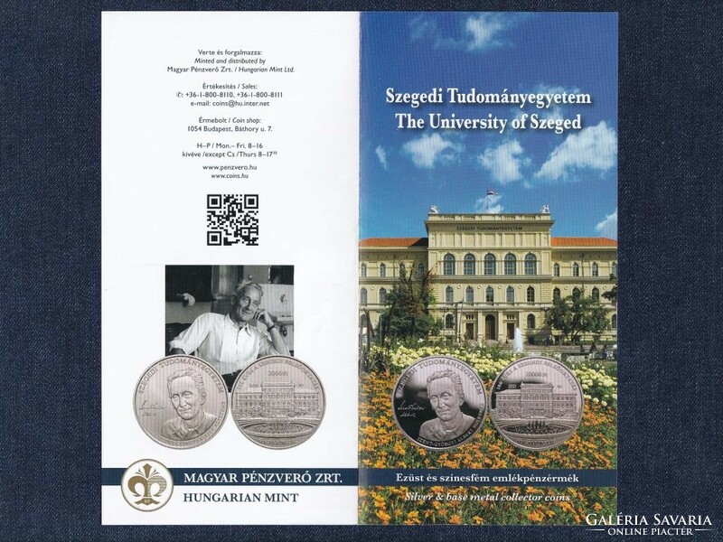 100 Years of Szeged Higher Education 2000 and 10,000 HUF 2021 brochure (id67471)