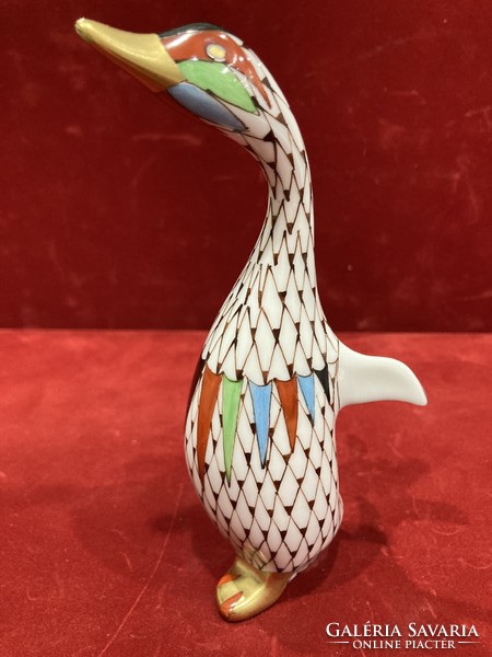 Hollóházi porcelán garden kacsa