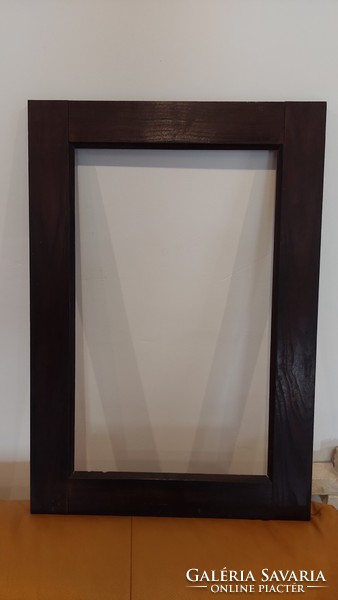 Old wooden picture frame, internal size 56.5x34.5 cm