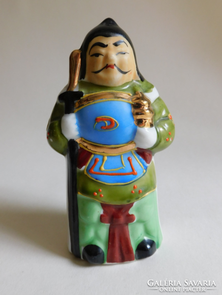 Japán satsuma figura - Bishamonten, a harcosok istene