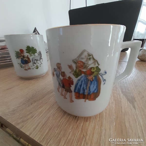 Zsolnay fairytale mug