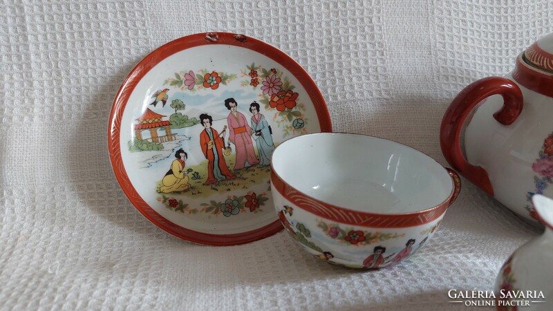 Japán porcelán teás készlet