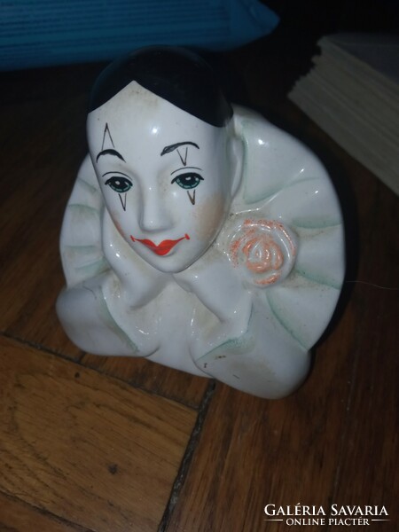 Pierrot harlequin porcelain