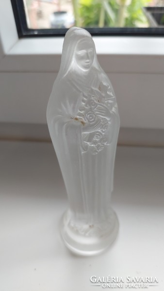 Vallásos üveg szobor