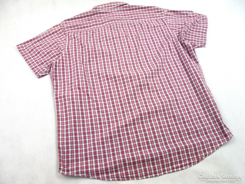 Original camel active (xl / 2xl) sporty elegant checkered short-sleeved men's shirt