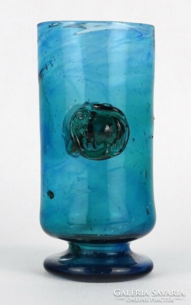 1O212 erik höglund Scandinavian blown glass vase glass cup 14 cm
