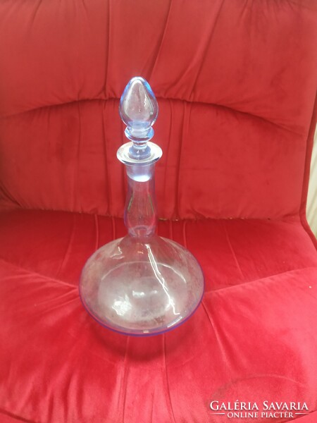 Blue decorative glass, bottle for sale!