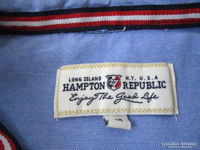 Original long island hampton (s) long sleeve men's slim pullover with collar