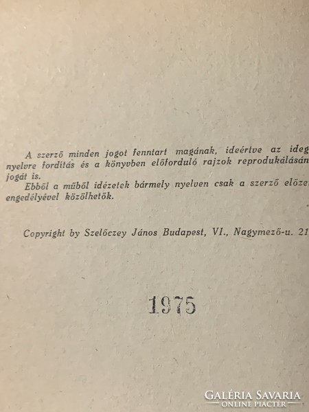 Szelöczey: TENISZEZZÜNK / 1948 / RITKASÁG