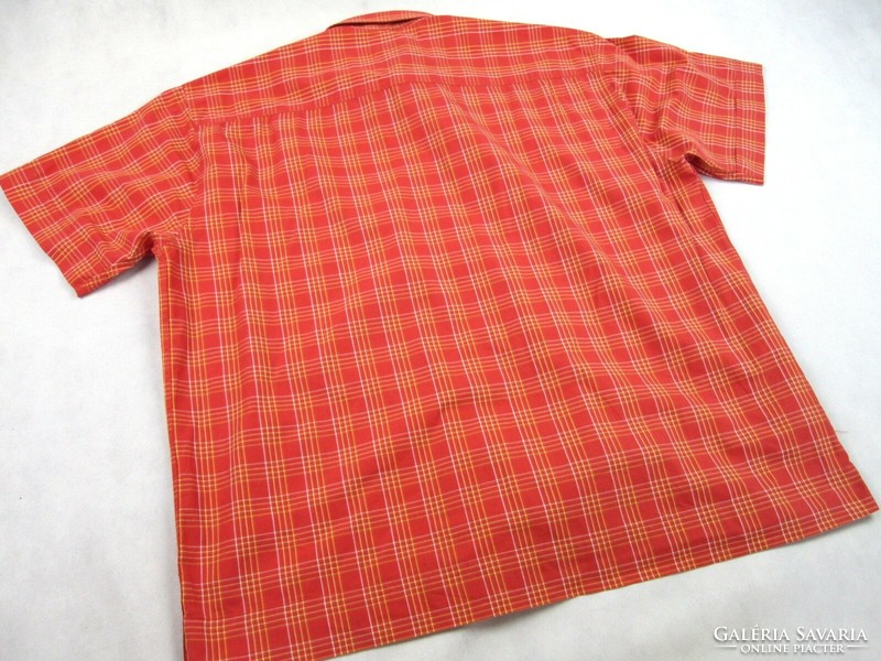 Original camel active (xl / 2xl) sporty elegant checkered short-sleeved men's shirt