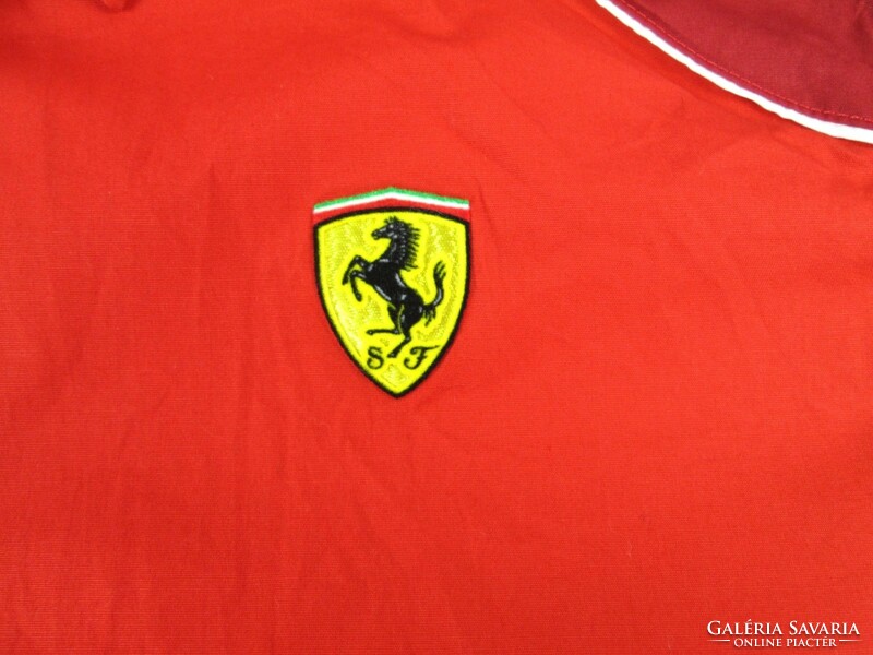 Original ferrari (s) short-sleeved men's shirt with sporty elastic material