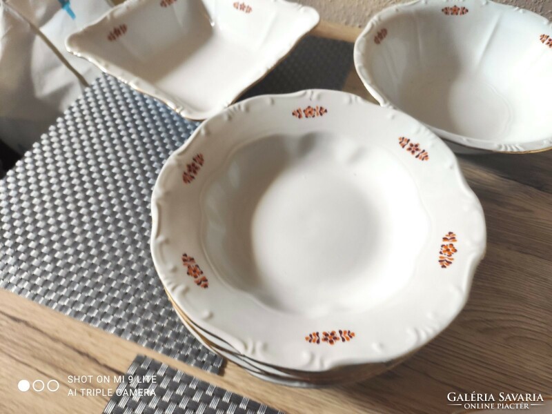 Zsolnay dinner set for 6, 23 pieces