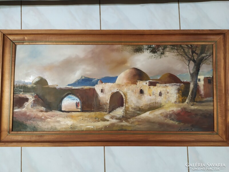 Adilov's painting Kabul Castle