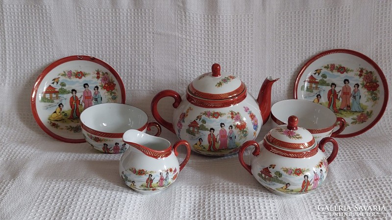Japanese porcelain tea set