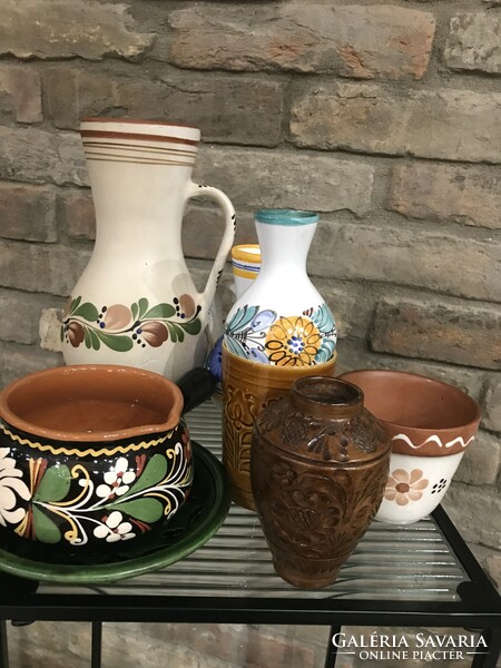 Hungarian ceramics 8 pcs
