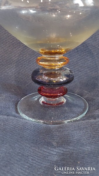 Colored glass object