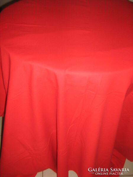 Beautiful festive elegant red tablecloth
