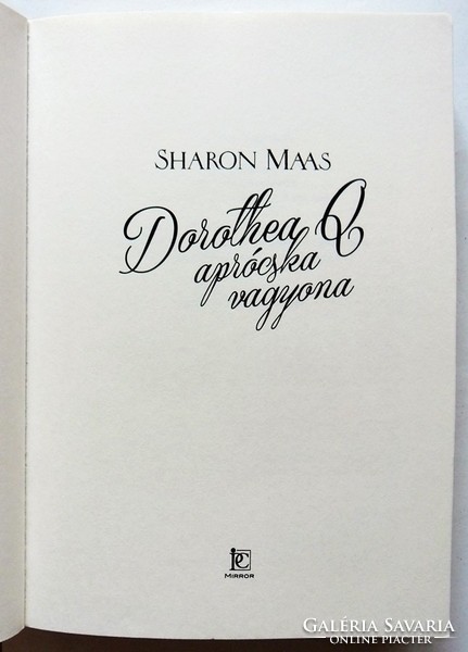 Sharon Maas: Dorothea Q aprócska vagyona