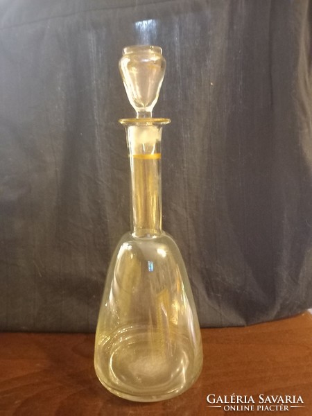 Large glass bottle