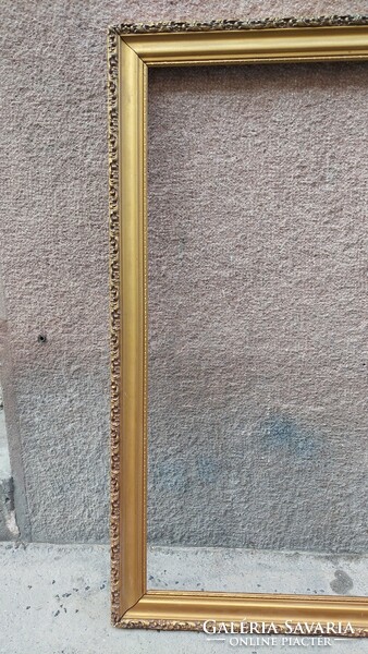 Vágható arany-fa képkeret, belső méret 71x71 cm