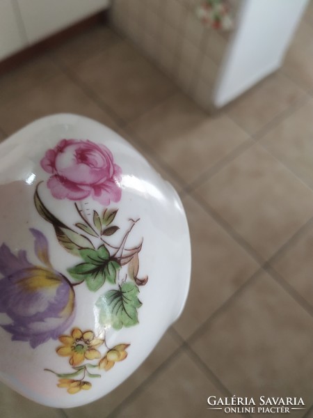 Porcelain floral cream pourer, sugar bowl for sale!