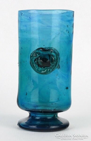 1O212 erik höglund Scandinavian blown glass vase glass cup 14 cm