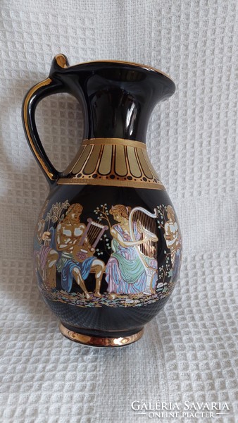 Görög aranyozott kiöntő, váza