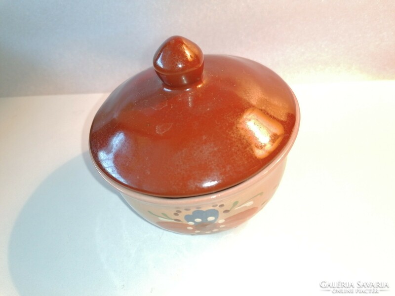 Traditional ceramic sugar bowl