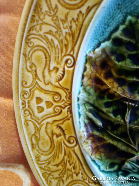 Antik francia fajansz tányér - Choisy-le-Roi