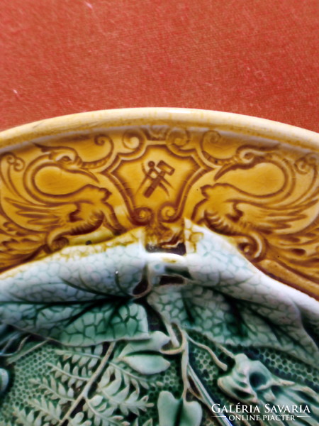 Antique French faience plate - choisy-le-roi