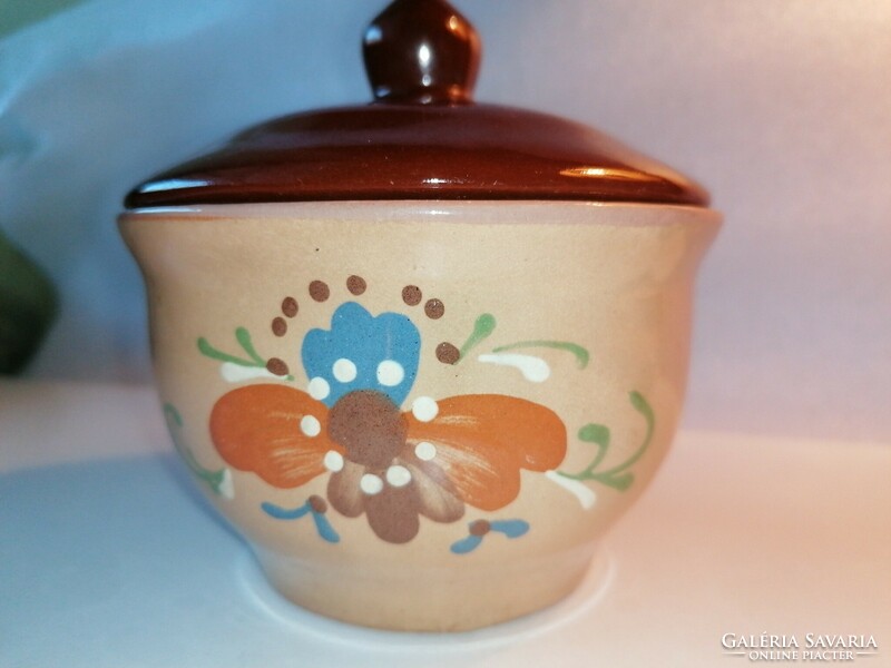 Traditional ceramic sugar bowl