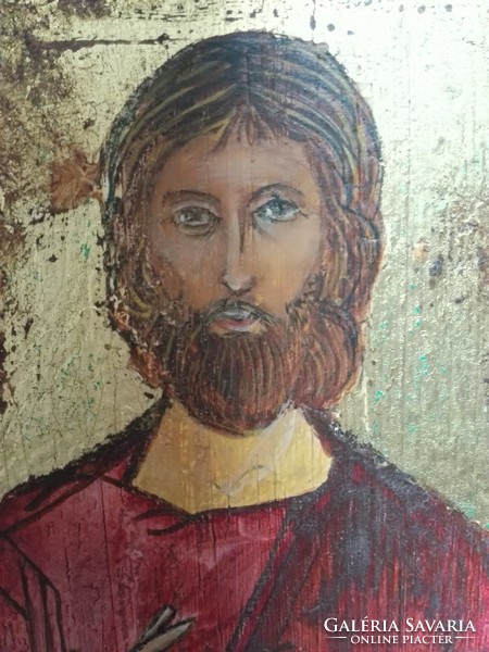 Icon, image of Jesus...Can be hung on the wall.