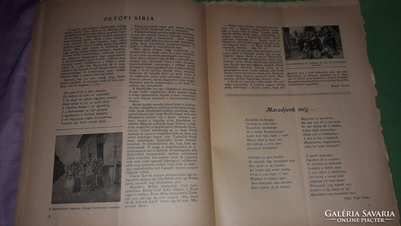 Antik 1944. február MAGYAR IFJÚSÁGI VÖRÖSKERESZT - EXTRÉM ! iskolai HAVILAP újság a képek szerint