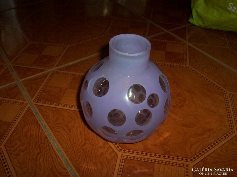 Lila retro gömb váza
